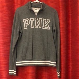 PINK Half zip sweatshirt